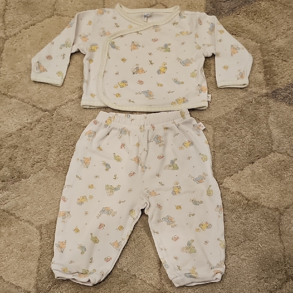 Vintage The Childrens Place Outfit Garden Print